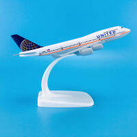 ABaza ขายร้อนสังกะสี Ally วัสดุ1:440 16ซม. เครื่องบินรุ่น Aircrafts โบอิ้ง B747-400 United เครื่องบิน ModelM