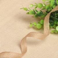 SUHE 5M 10M Craft Party Wedding Supplies DIY Natural Vintage Jute Burlap Ribbon