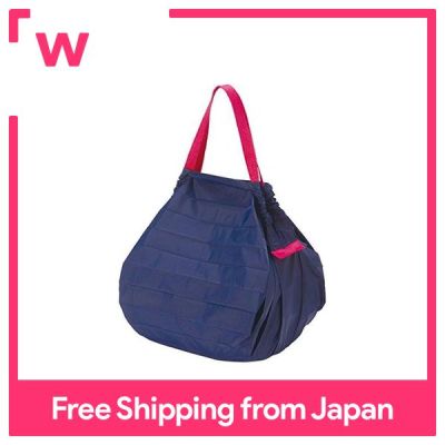 MARNA Shupatto Compact Bag M Navy Eco Bag S438NV ที่สามารถเก็บไว้ได้ในครั้งเดียว