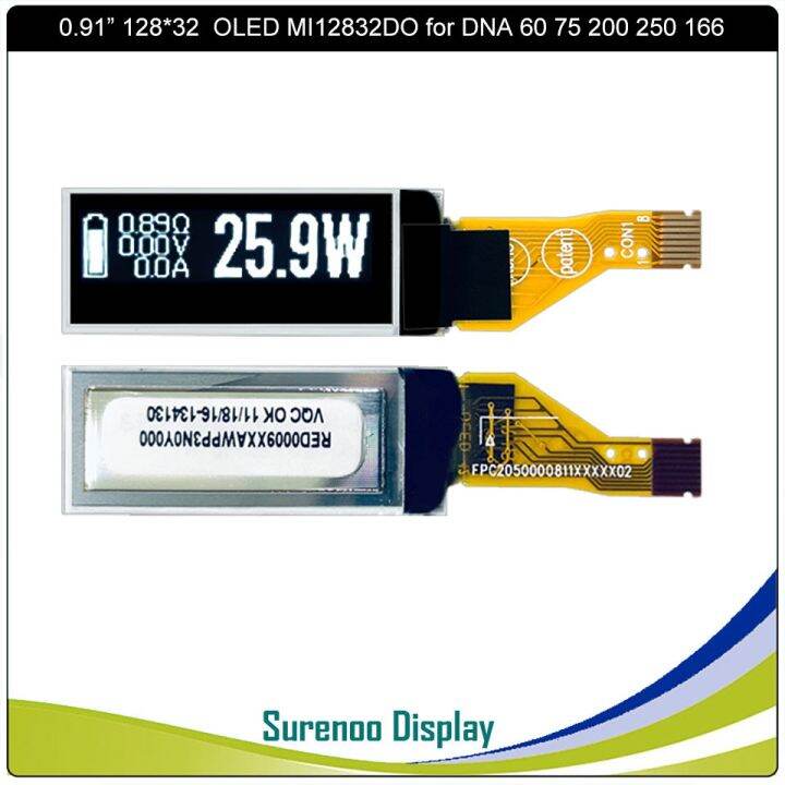 0.91 12832 128x32 8Pin 8P SSD1306 IIC I2C PlugIn MI12832DO DNA PMOLED