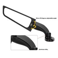 ‘；。【； Modified Motorcycle 2PCS Rearview Mirrors Wind Wing Adjustable Rotating Side Mirrors For KAWASAKI NINJA 250 300 400 650 H2 H4