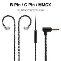 ✓ 2020 new High quality JCALLY Wear-resistant Copper Braided Headphone Earphone Cable with B/C/MMCX Pin drop shipping