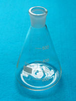 500Ml,ขวดแก้ว Erlenmeyer,ข้อต่อ Groud 2429,ขวดสามเหลี่ยมห้องปฏิบัติการ