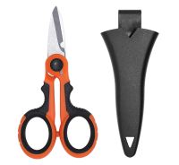 with Scissors Stainless Pliers Scissor Fishing Sheath Braid Portable Cut [hot]Fishing Accessories Line Tackle Kit Tools Carp PE Steel