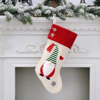 【CW】 Show Ornament Christmas Decoration Faceless Doll Christmas Stocking Hangers Father Christmas Children  39;s Christmas Gift Bags