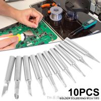 hk₪❐  10pcs Soldering Tips 10 Sizes Solder Iron Lead-Free Screwdriver Rework