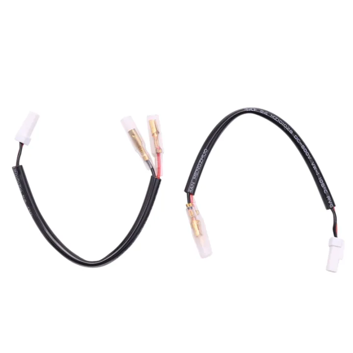 【Ready Stock&COD】2Pcs Motorcycle Turn Signal Wiring Harness Connector