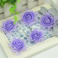 hotx【DT】 50pcs 3cm Artificial PE Foam Flowers Wedding Decoration Diy Garland FakeTH