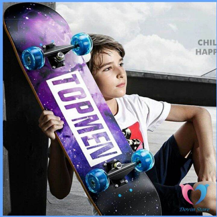 dovin-สเก็ตบอร์ด-ทนทาน-สกู๊ตเตอร์-สี่ล้อ-สไตล์สปอร์ตสวยงาม-skate-board