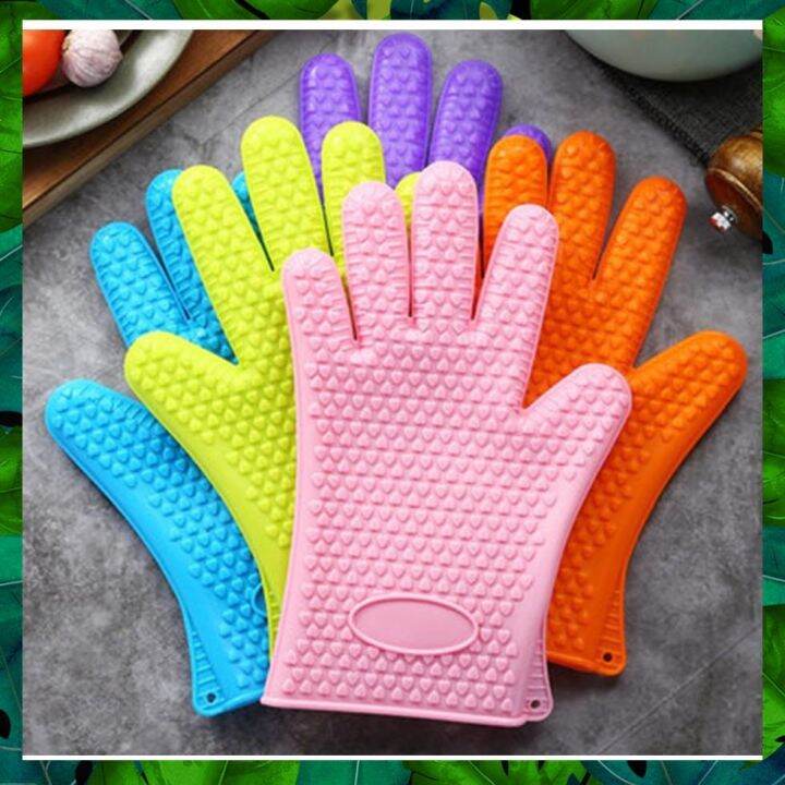Silicone Extreme Heat Resistant Proof Cooking Gloves Lazada PH