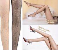 ถุงน่องตาข่ายติดเพชร Stocking Rhinestone Diamond Sexy Tights