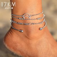 bjh○♦  Gold Anklets Foot Jewelry Leg Ankle Accessories