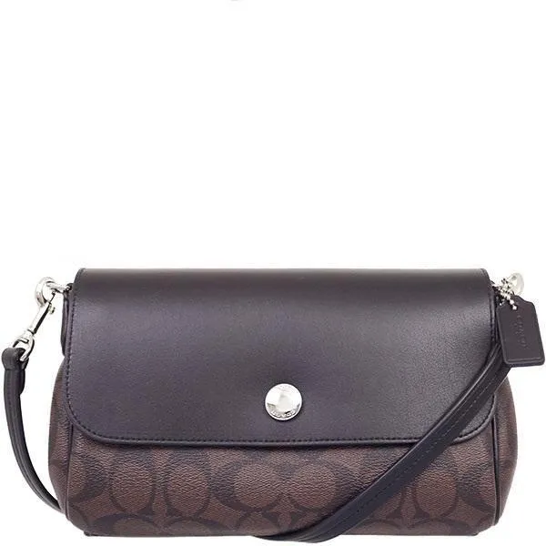 COACH REVERSIBLE CROSSBODY IN SIGNATURE COATED CANVAS (COACH F59534