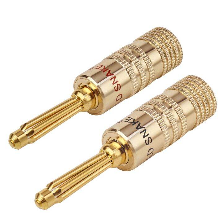 【2pcs】Banana Plug Connector CorrosionResistant Banana Connector