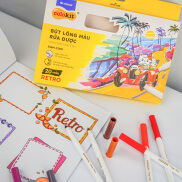 Bộ 20 màu Retro rửa được Fiber Pen Thiên Long SWM-C009