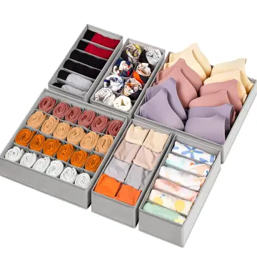 Foldable Underwear Organizer Cabinets Drawer Underwear Storage Box