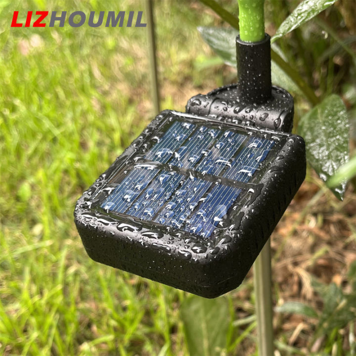 lizhoumil-ไฟ-ip65พลังงานแสงอาทิตย์สำหรับตกแต่งสนาม-กลางแจ้งไฟสนามเปิด-ปิดอัตโนมัติกันน้ำสำหรับตกแต่งสวน