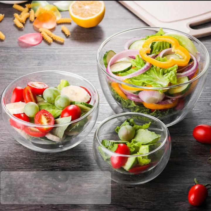 double-layer-heat-resistant-high-borosilicate-glass-bowl-salad-bowl-microwave-tableware-ice-cream-heatproof-salad-dinnerware