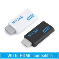 EVERGREAN ตัวแปลงสัญญาณเป็น HDMI WII เป็นตัวแปลง HDMI อะแดปเตอร์ Wii2HDMI หัวแปลงใช้งานง่ายเสียงที่ฝังไว้สำหรับ Hdtv/tv/ โปรเจคเตอร์/มอนิเตอร์