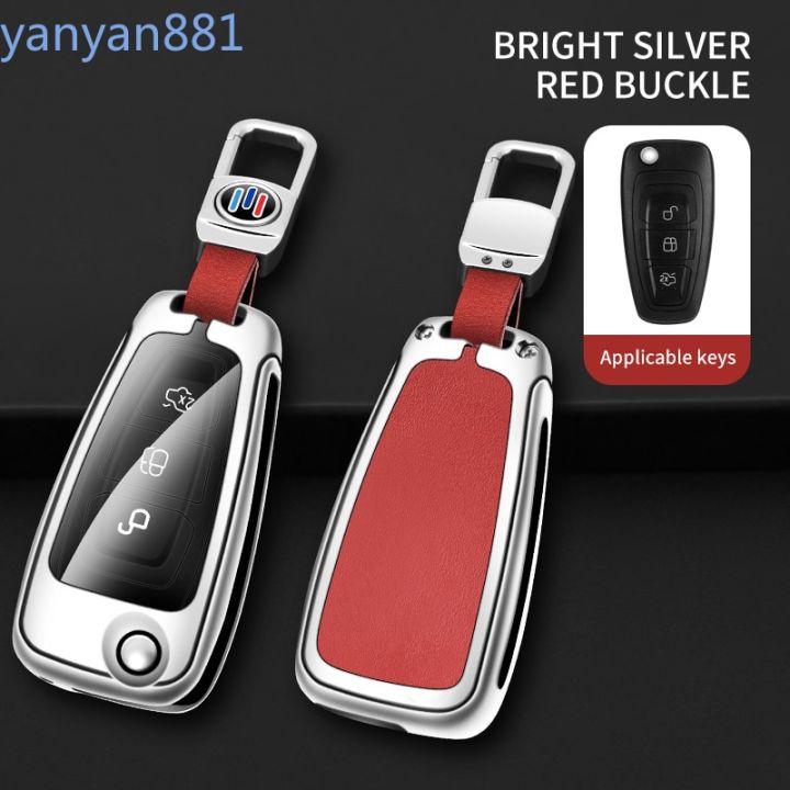 zinc-alloy-leather-car-key-case-cover-for-ford-ranger-c-max-s-max-focus-galaxy-mondeo-transit-tourneo-custom-auto-key-holder