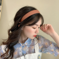 DUDEE Hairbands ที่คาดผมเกาหลี รุ่นwide-brimmed สีส้ม ที่คาดผม สีพาสเทล แฟชั่นสไตล์เกาหลี ใช้คาดผม ยึดหยุ่นสูง แตกหักยาก