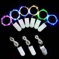 Mini Garland LED Fairy Lights 1m 2m 3M CR2032 Battery Copper Wire String Lights Christmas Tree New Year Wedding Party Gift Decor