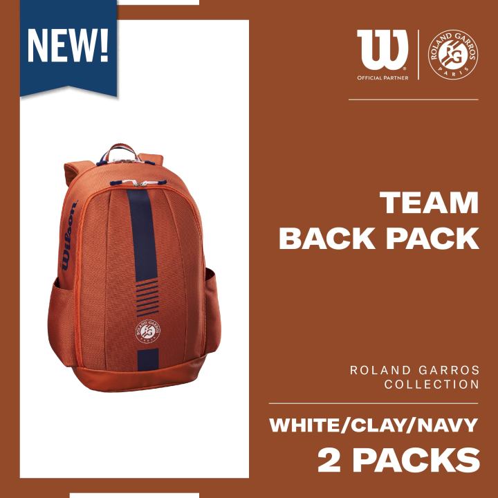 Wilson Roland-Garros Team Backpack (Grey/Navy) 