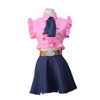 Seven Deadly Sins Aldult Teens Cosplay Uniform Suit Women S Short Skirt Four-Piece Set Halloween Carnival Costumes Student COSPLAY