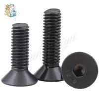 50 Buah 20 Pcs 10 Pcs 5 Pcs Din7991 M2 M2.5 M3 M4 M5 M6 M8 10.9 Hitam Inox Hex socket Datar Countersunk Kepala Cap Mainan Sekrup