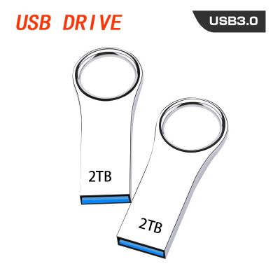 【CW】 High Quality 2TB USB Metal Flash Drive Mental U Disk Sliver Pen Drive Flash Memory Stick Gadgets USB 1TB Flash Disk Expansion