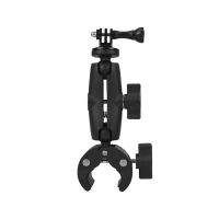 360 Rotating Bike Motorcycle Holder Magic Arm Super Clip for Gopro Insta360 X2 X3 Action Camera Riding Shooting Fixed Bracket