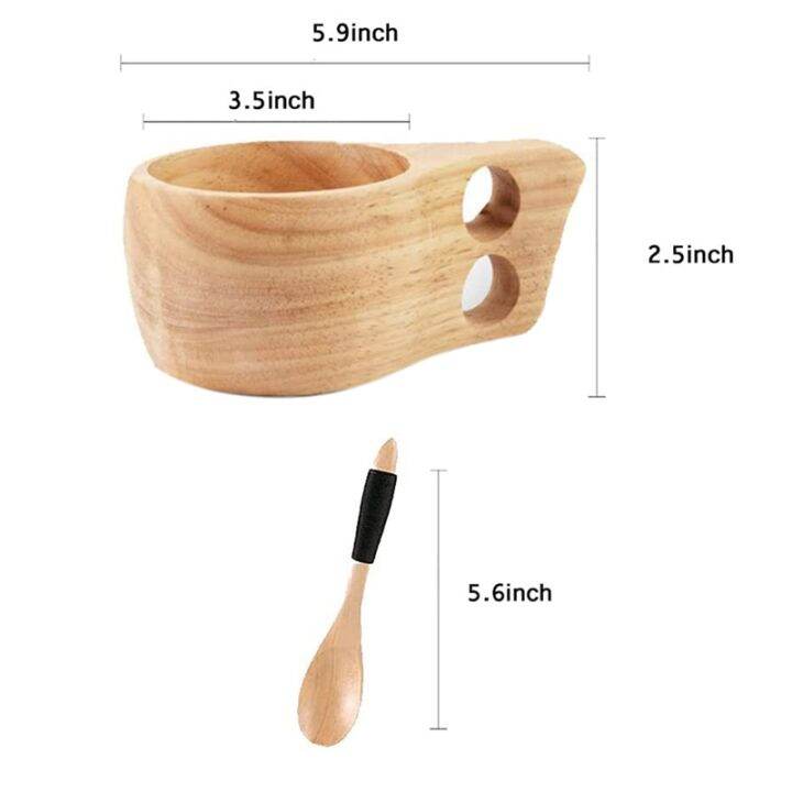 2pack-nordic-style-wooden-cup-kuksa-cup-portable-outdoor-camping-drinking-mug-wooden-coffee-cup-with-wooden-spoon