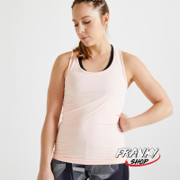 เสื้อกล้ามผู้หญิงสำหรับการออกกำลังกายแบบคาร์ดิโอ เสื้อกล้าม  Womens Fitness Tank Top