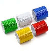 5cm x 3m Reflective Tape Fabric Reflective Reflector Tape Reflex Tape Adhesive Auto Car Film Crystal Honeycomb 30 mm