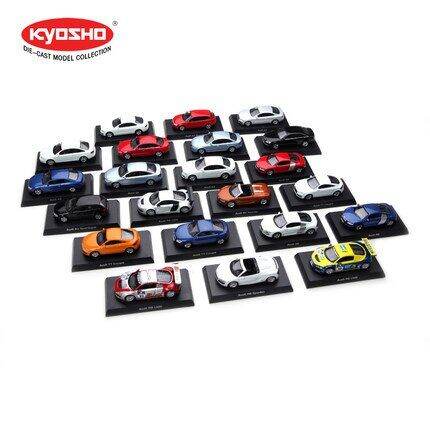 kyosho-a5-a4-sportback-1-64-a3-s6-tt-คอลเลกชัน-r8รุ่นรถยนต์ของเล่นโลหะจำลองการหล่อลื่น