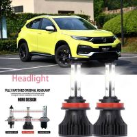 ไฟหน้ารถยนต์ LED 40w 6000k สีขาว สําหรับ Honda RXV 2015-2017 2PCS