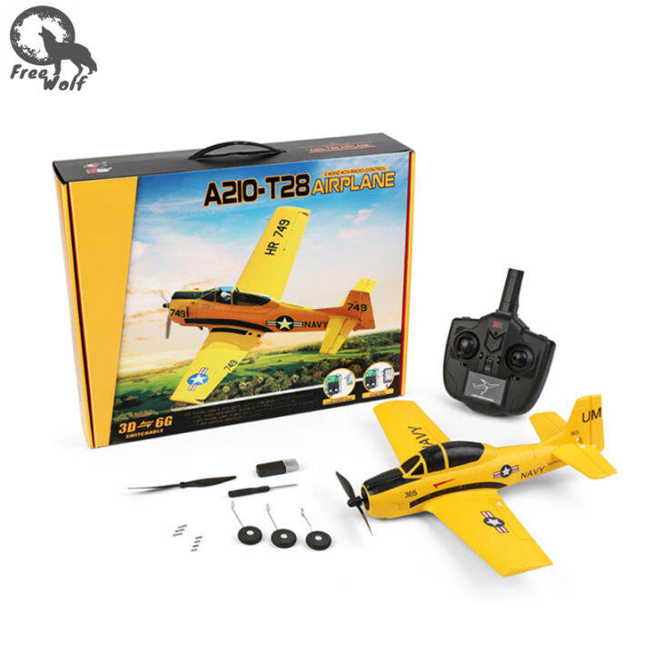 WLtoys XK A210T28 RC Airplane 4CH 6G/3D Dualmode Fix Wing Remote