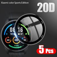 20D Curved Soft Protective Film Cover For Xiaomi Mi Color Sports Edition Smart Watch Global Version Screen Protector (Not Glass Nails  Screws Fastener