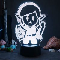 3d Night Light Game Room World of Warcraft Table Lamp Touch Sensor Color Changing Nightlight for Kids Child Bed Room Decor Gift