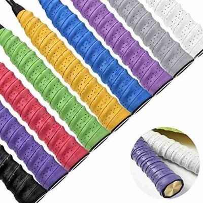 6 Colors Brand Anti-slip Racket Grip Badminton Overgrips Sweatband Outdoor Sports Accessories Tennis Tape Hand Grips