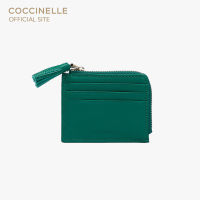 COCCINELLE TASSEL Document Holder 128901 GRASS GREEN กระเป๋าใส่การ์ด