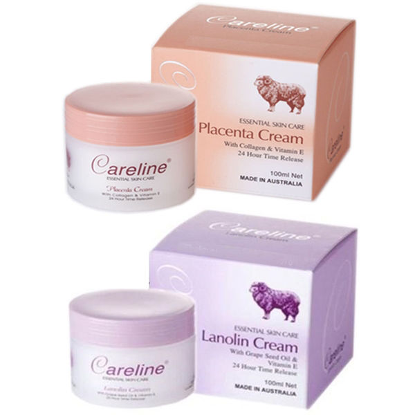 ครีมรกแกะแพ็คคู่-careline-placenta-cream-และ-careline-lanolin-cream-100-ml-นำเข้าจากออสเตรเลียแท้ล้าน