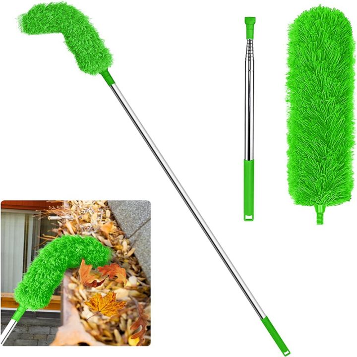 gutter-cleaning-brush-roofing-tool-with-telescopic-extendable-pole-8-2ft-guard-cleaner-tool-easy-remove-leave