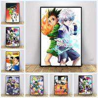 คลาสสิกญี่ปุ่น Anime Hunter X Hunter โปสเตอร์ HD Art พิมพ์ภาพวาดผ้าใบภาพห้องนอนห้องนั่งเล่นตกแต่ง Cuadros