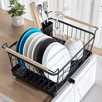 Tableware Drain Rack, Sink Drain Basket, Dish Rack, Detachable Chopsticks Rack, Dishes, Chopsticks, Tableware Storage