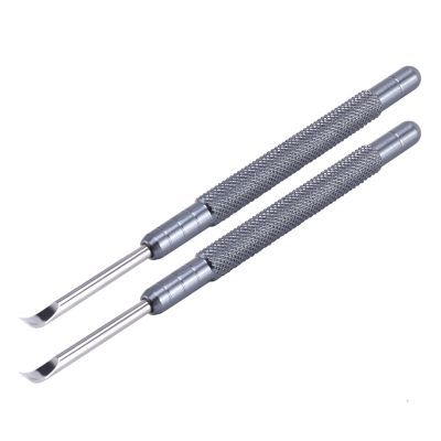 2 Pack Metal Watchmaker Repair Tool Watch Hand Remover Tools Levers with Flat Blade
