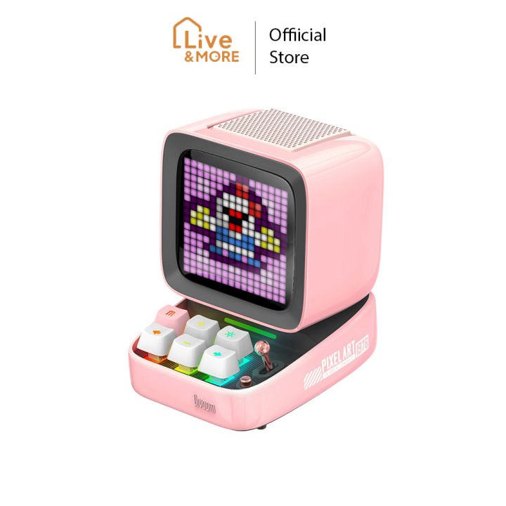 มีประกัน-divoom-ดิวูม-ditoo-pro-ลำโพง-bluetooth-pixel-art-mechanical-button