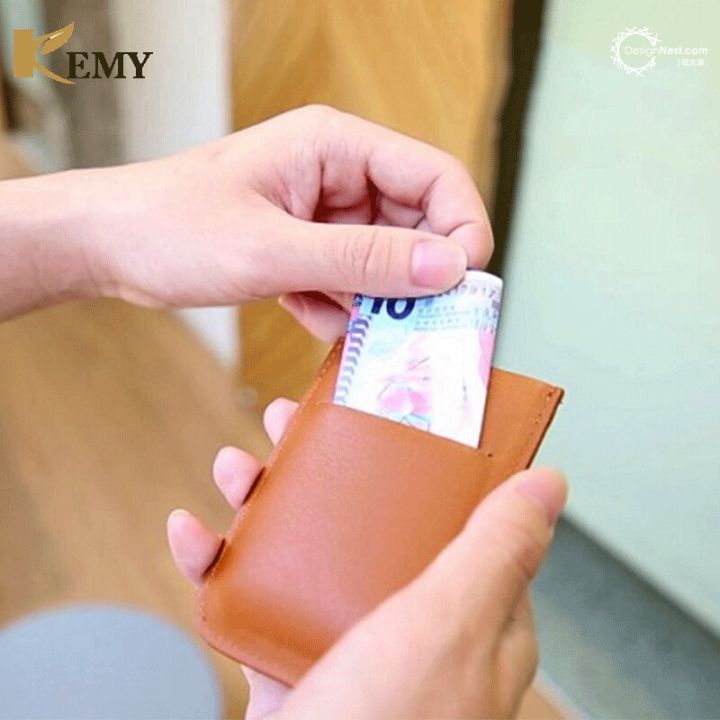 layor-wallet-kemy-หนังแท้สะดวก-id-กระเป๋าธนาคารกรณีบัตรเครดิตบางบัตรกระเป๋าสตางค์ผู้ชายบัตรเงินสดแพ็คผู้ถือบัตรรถบัสใหม่