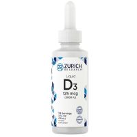 Zurich Research Liquid Vitamin D3, 5000 IU, 2 fl oz (59 mL) Dropper Bottle