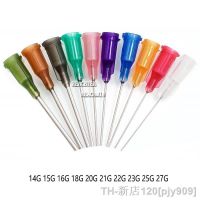 hot【DT】☎  10/25pcs Dispensing Needles Syringe Needle 1.5  1.5 Inch Length Machine Nozzle Glue Blunt End Threaded Port 14G To 2